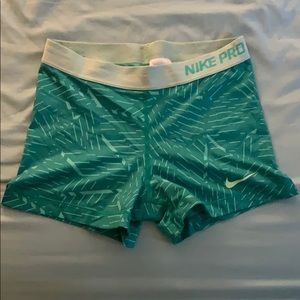 Nike pro spandex shorts